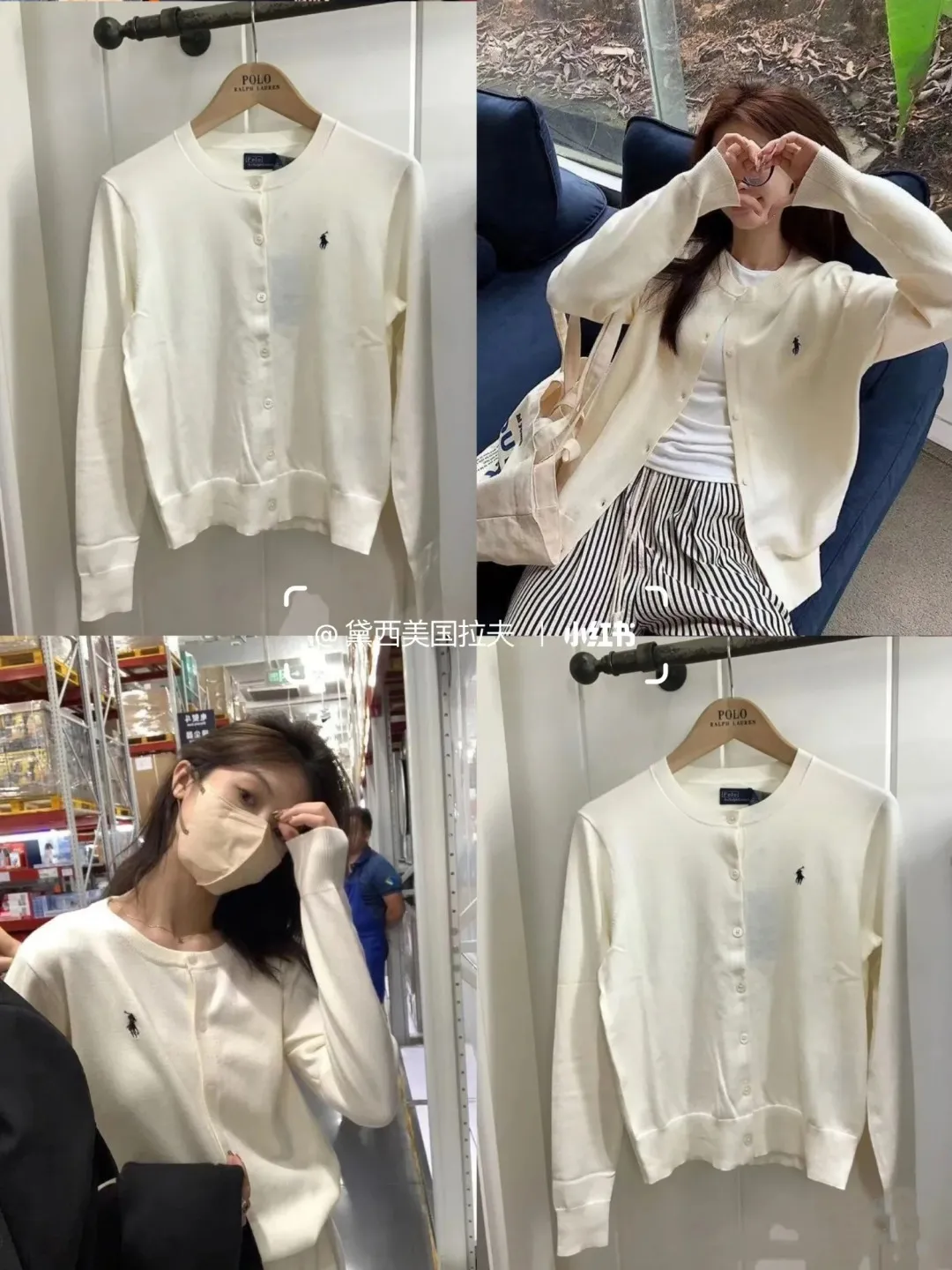 P174 RALPH LAUREN Ten-color classic small label embroidery, high-precision knitted cardigan, round neck, long-sleeved, buttoned knitted sweater, men's and women's tops. Size: S M L Made of pure cotton yarn, multi-knitted pure cotton is skin-friendly and comfortable, high-precision knitted buttoned round neck cardigan sweater with small label war horse embroidery🐎High quality. Follow the blogger to learn how to wear it! Let’s buy a Ralph Lauren cable sweater. It’s a super hard-to-find series after it became popular. It’s hard to find one on the official website. It’s simple and practical, has a lazy and loose feel, soft and delicate feel, and has a loose fit. Whether worn alone or layered, you can wear a simple one to create different styles of fashion!
